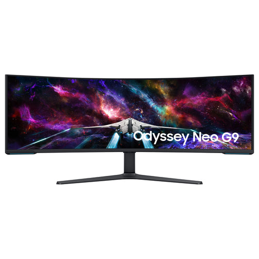 144cm/57" (7680x2160) Samsung Odyssey Neo G9 S57CG954NU 32:9 DualUHD VA Curved 1ms 240Hz DP HDMI USB Black/White