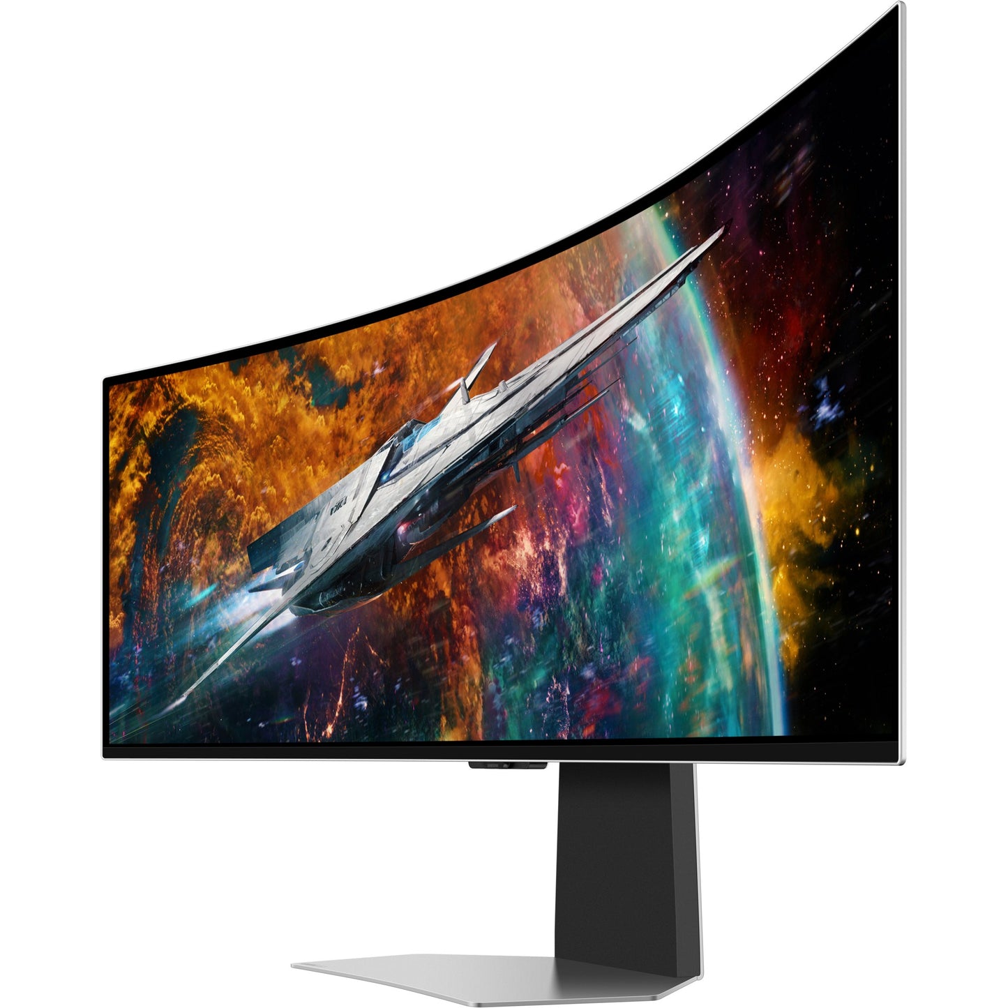 124cm/49" (5120x1440) Samsung Odyssey OLED G9 S49CG954SU UWQHD 240Hz curved 0,03ms 2xUSB-C MiniDP MicroHDMI HDMI LS Silver