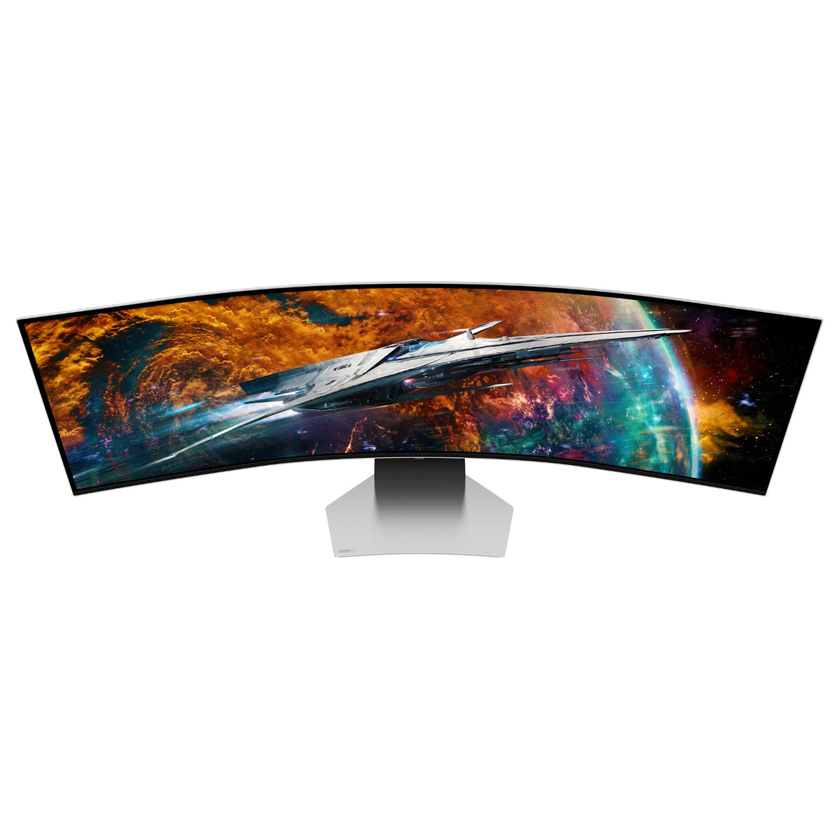 124cm/49" (5120x1440) Samsung Odyssey OLED G9 S49CG954SU UWQHD 240Hz curved 0,03ms 2xUSB-C MiniDP MicroHDMI HDMI LS Silver