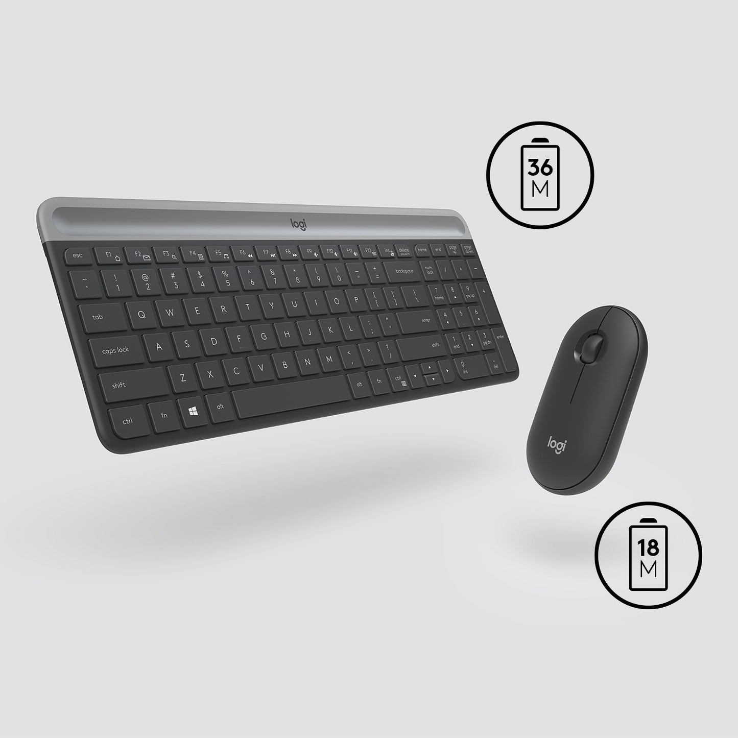 Logitech MK470 Wireless Combo Graphite US