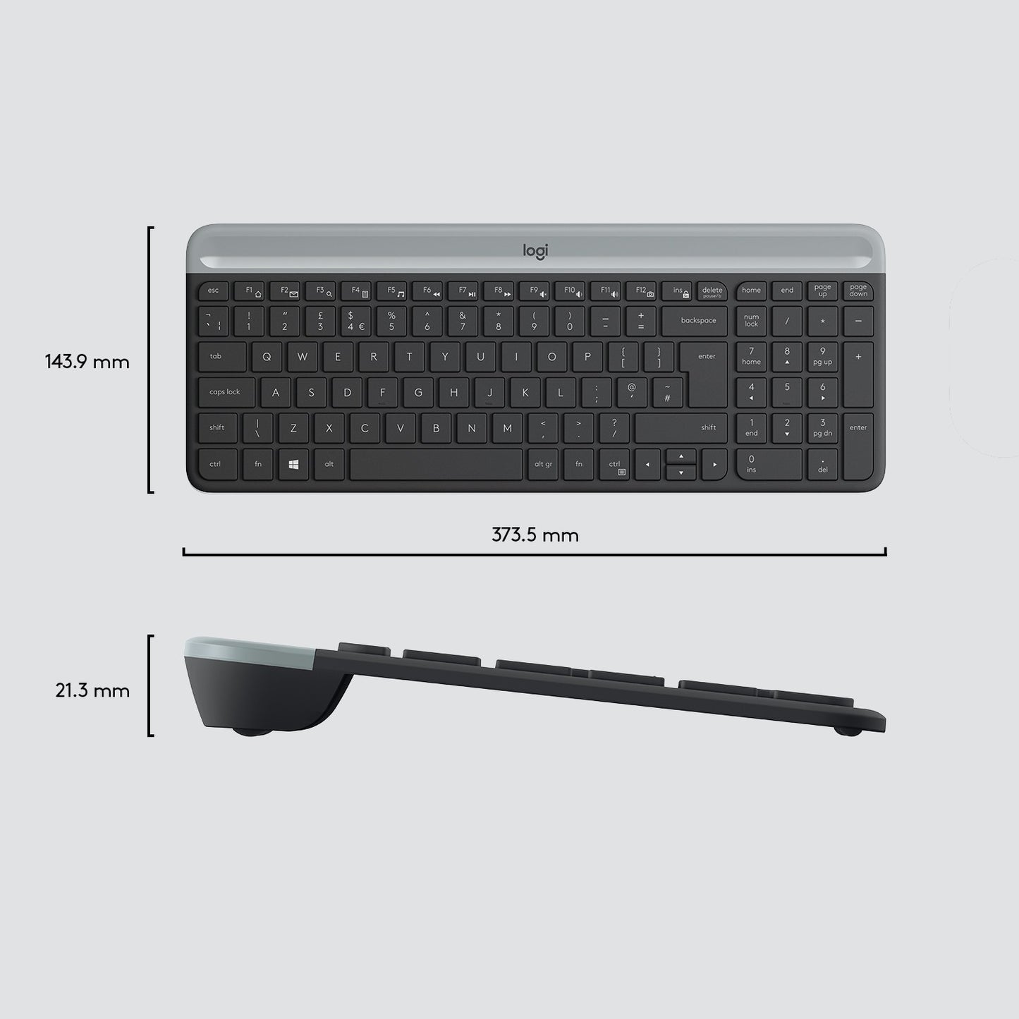 Logitech MK470 Wireless Combo Graphite US