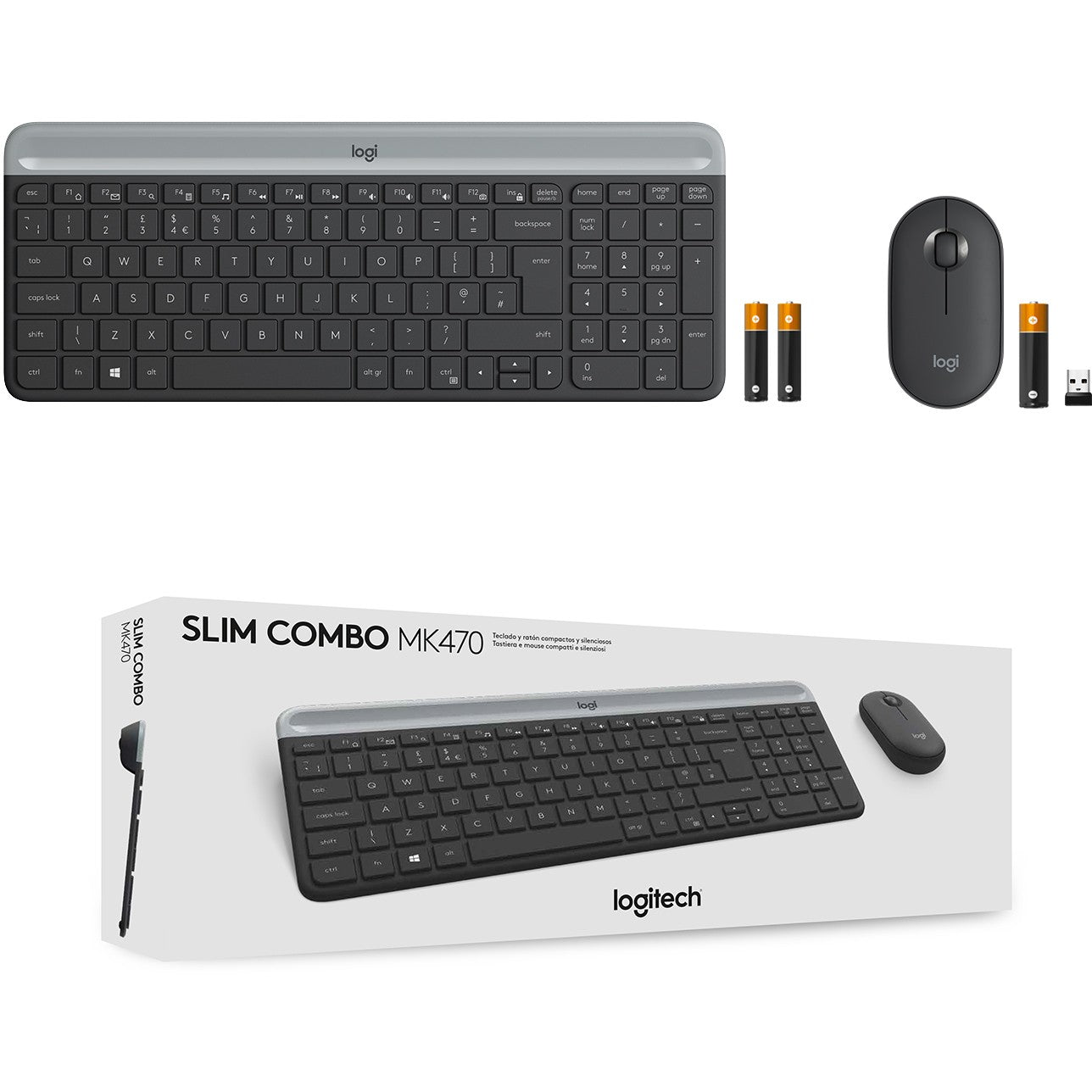 Logitech MK470 Wireless Combo Graphite US
