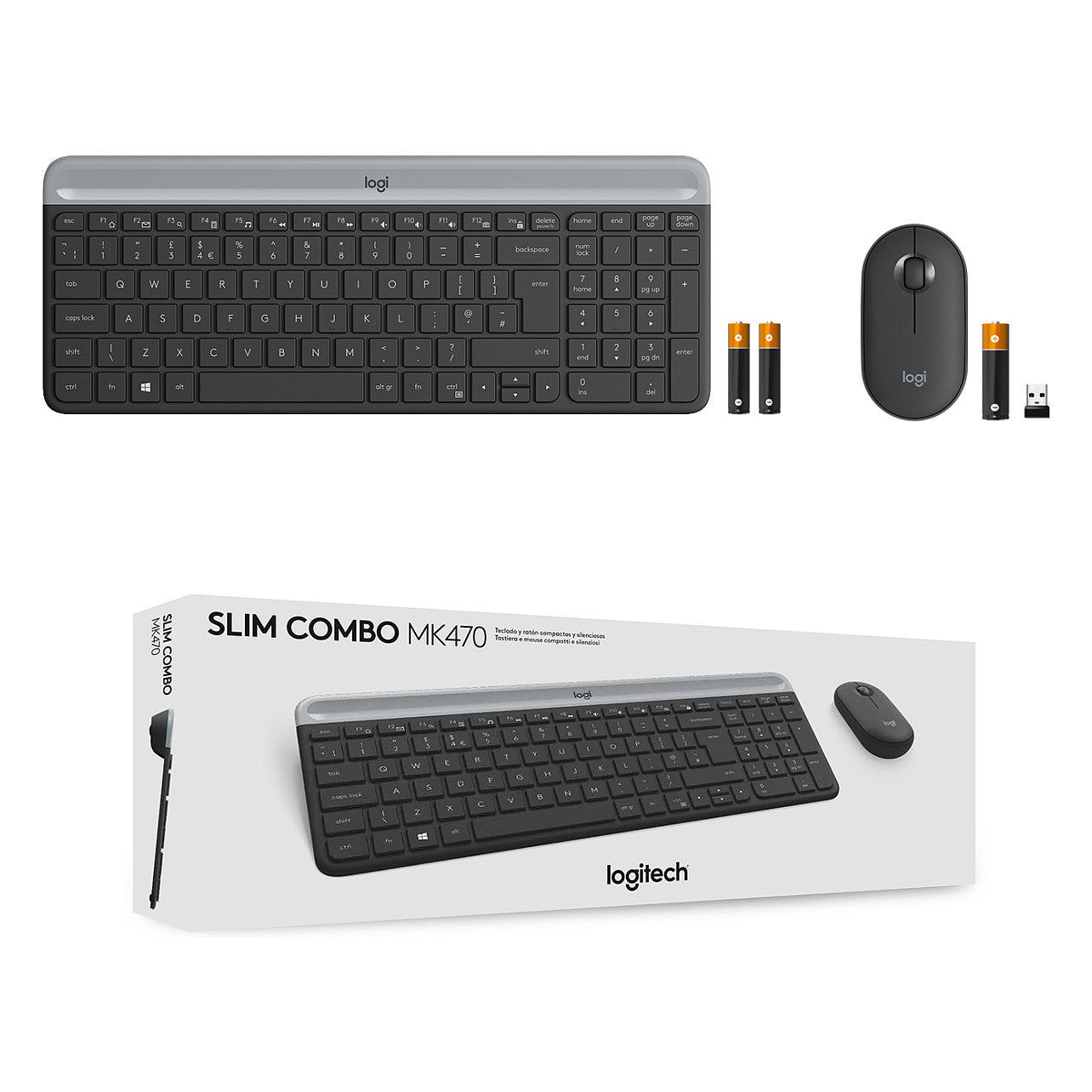 Logitech MK470 Wireless Combo Graphite US