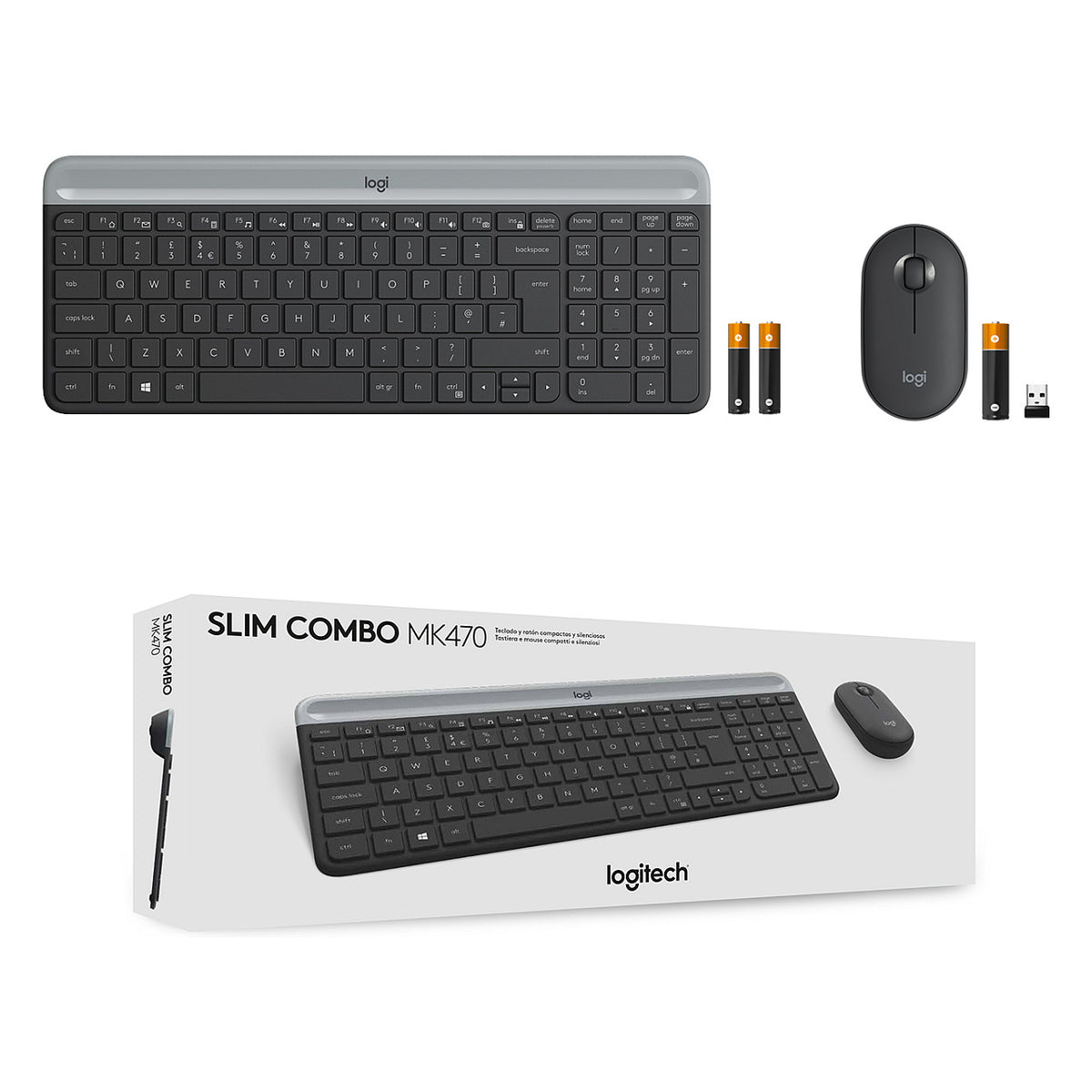 Logitech MK470 Wireless Combo Graphite US