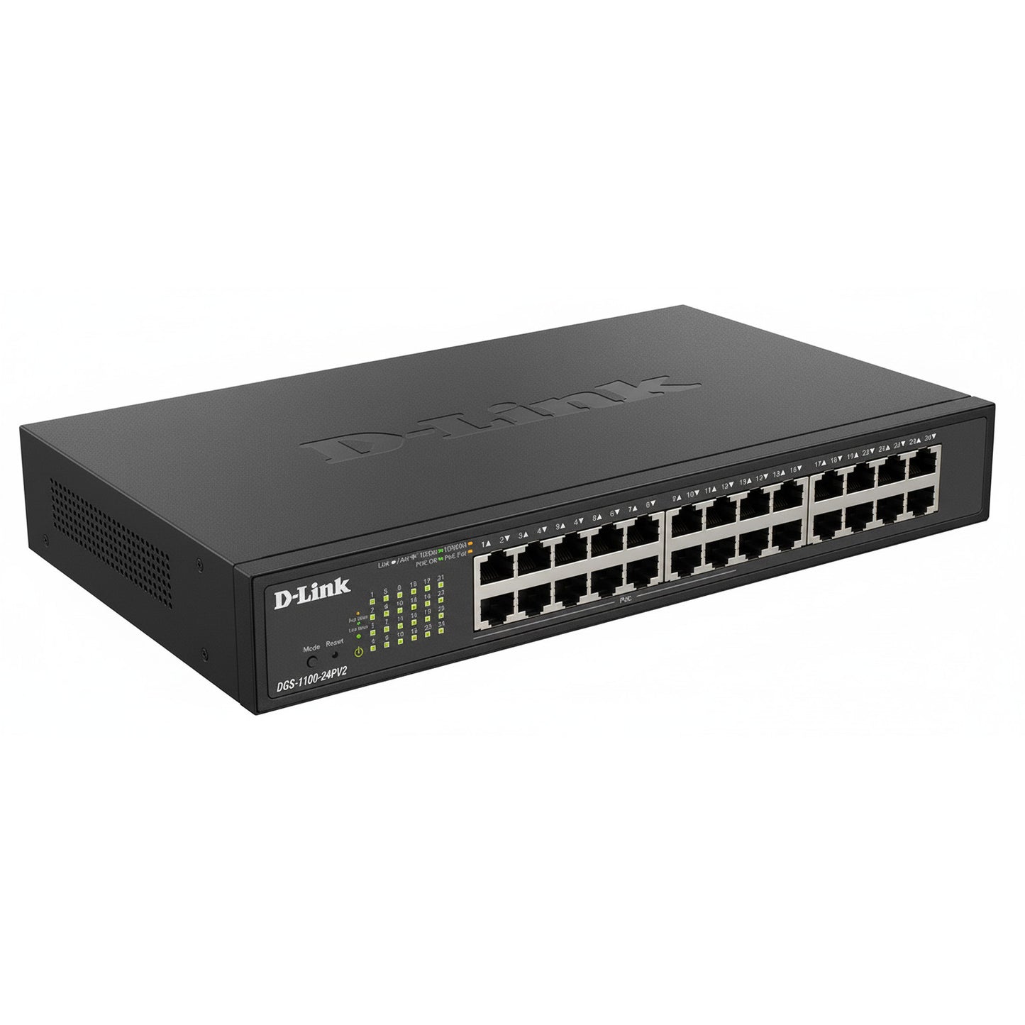 8P+2P D-Link DGS-1100-10MPV2/E M RM 2xSFP PoE (130W)