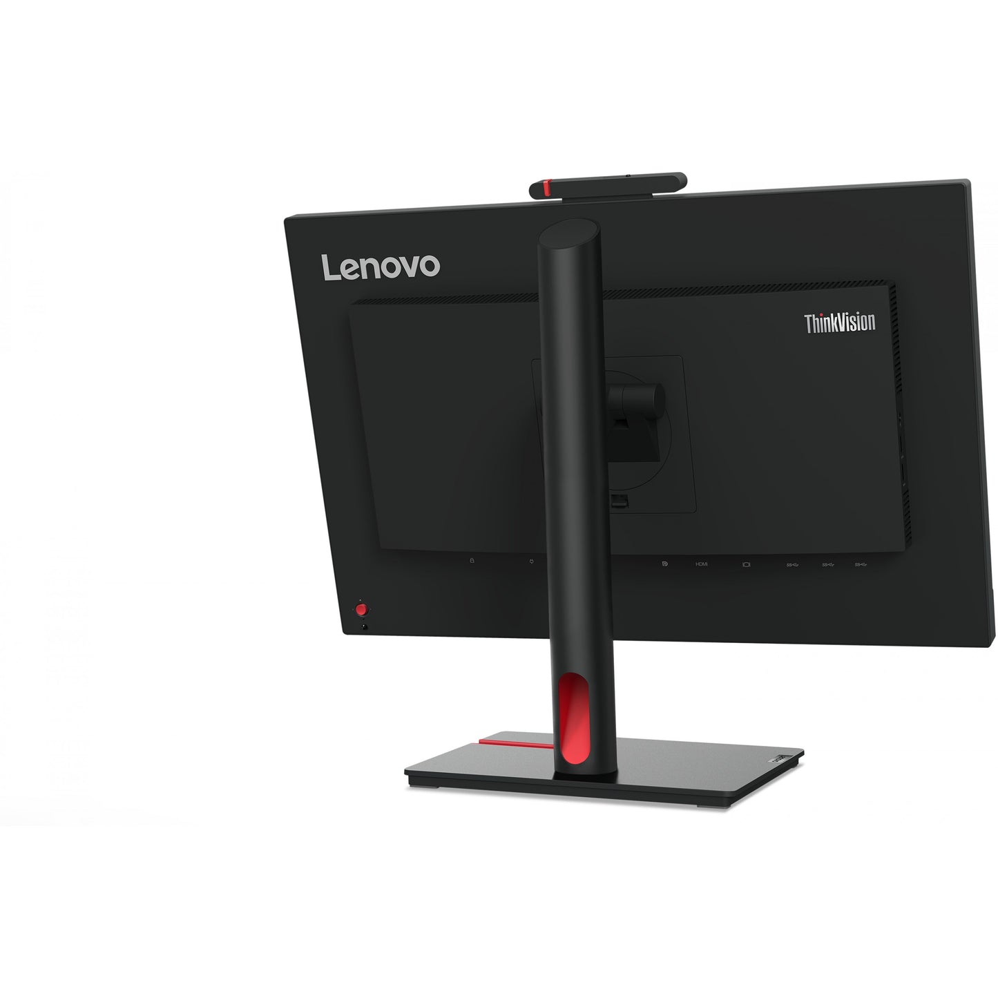 61cm/24" (1920x1080) Lenovo ThinkVision T24v-30 16:9 FHD IPS 75Hz 4ms HDMI VGA DP Speaker Webcam Black