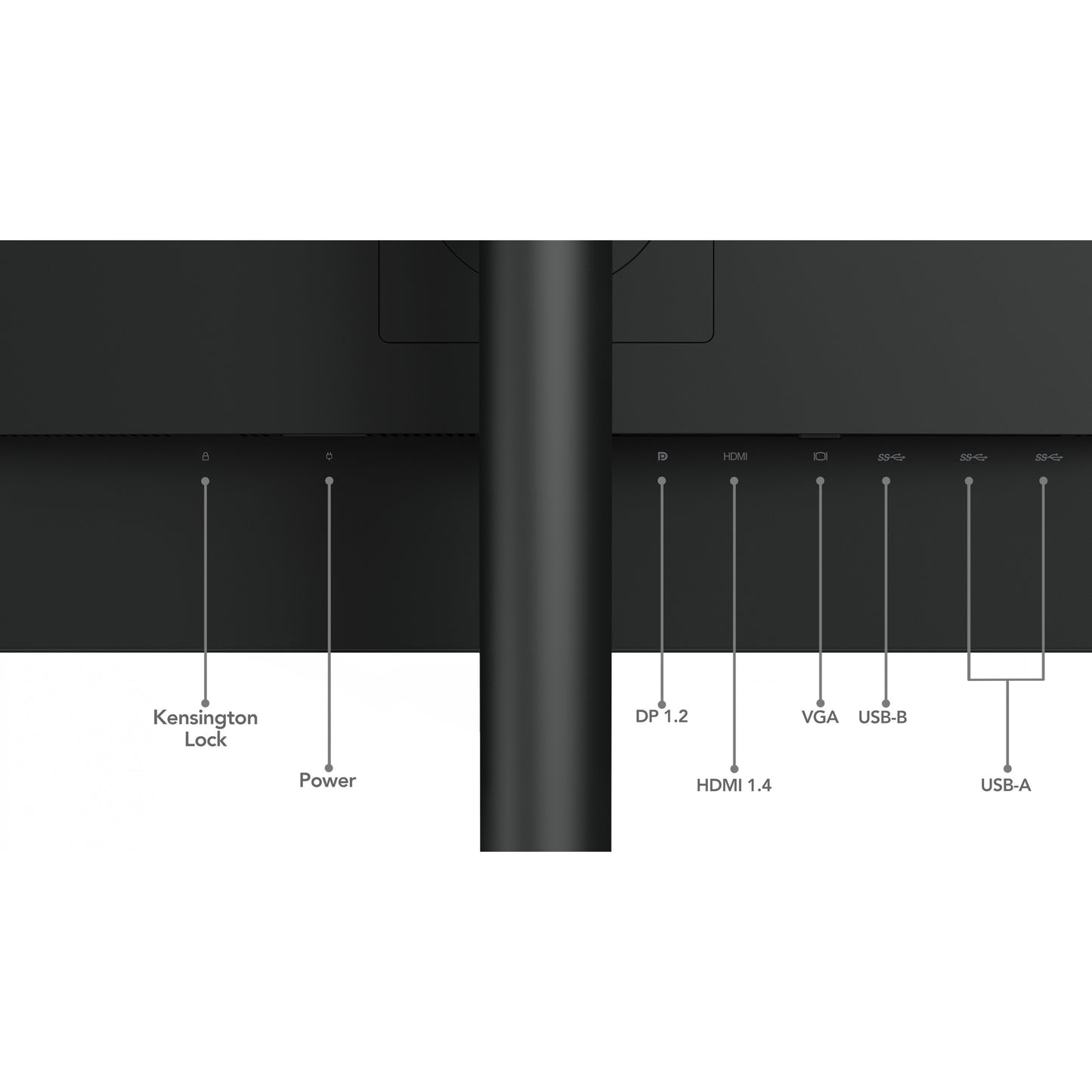 61cm/24" (1920x1080) Lenovo ThinkVision T24v-30 16:9 FHD IPS 75Hz 4ms HDMI VGA DP Speaker Webcam Black