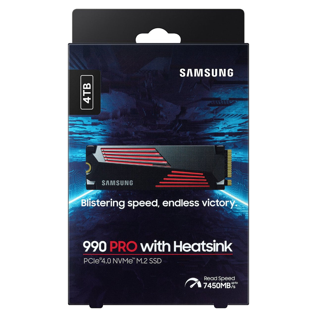 M.2 4TB Samsung 990 PRO Heatsink NVMe PCIe 4.0 x 4 retail