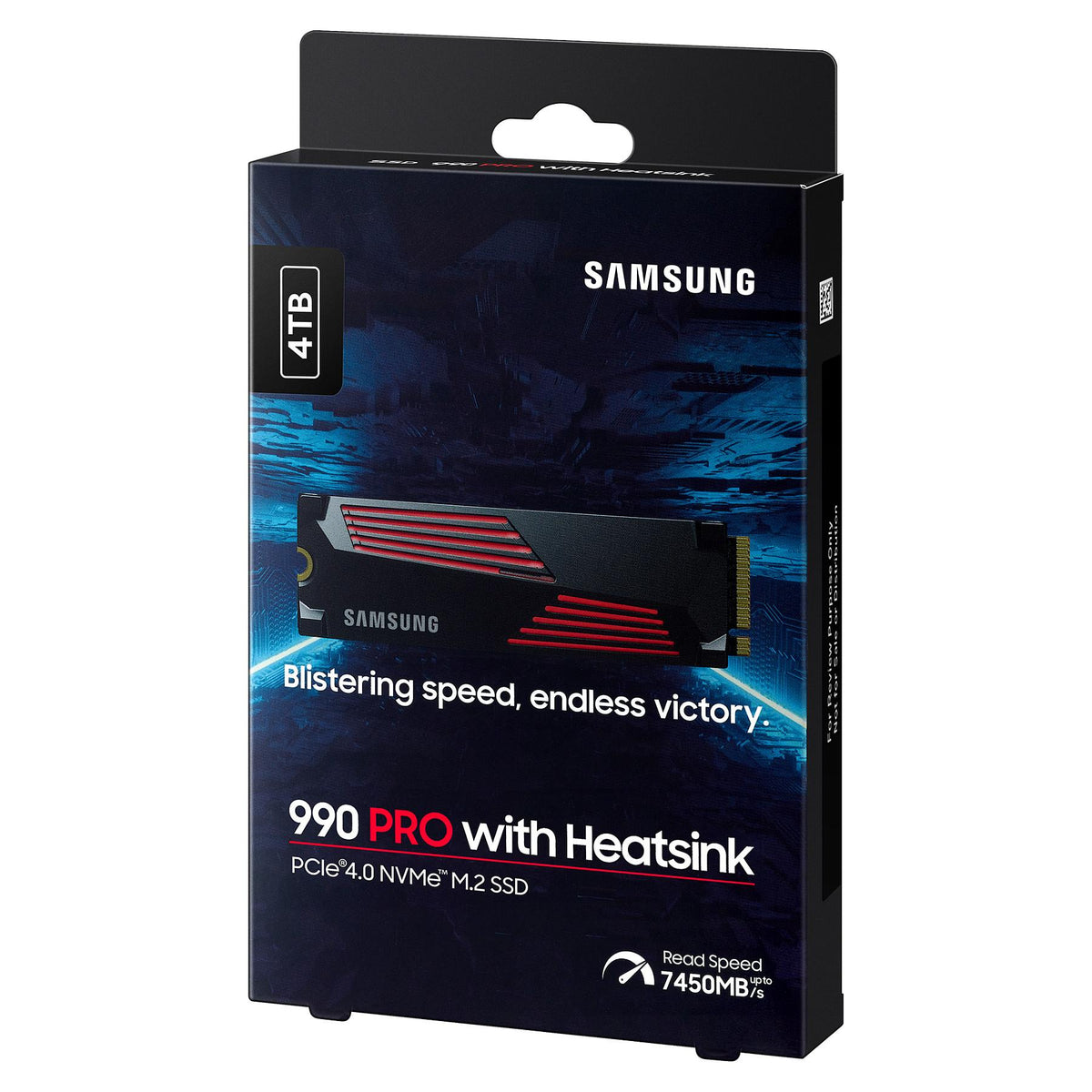 M.2 4TB Samsung 990 PRO Heatsink NVMe PCIe 4.0 x 4 retail