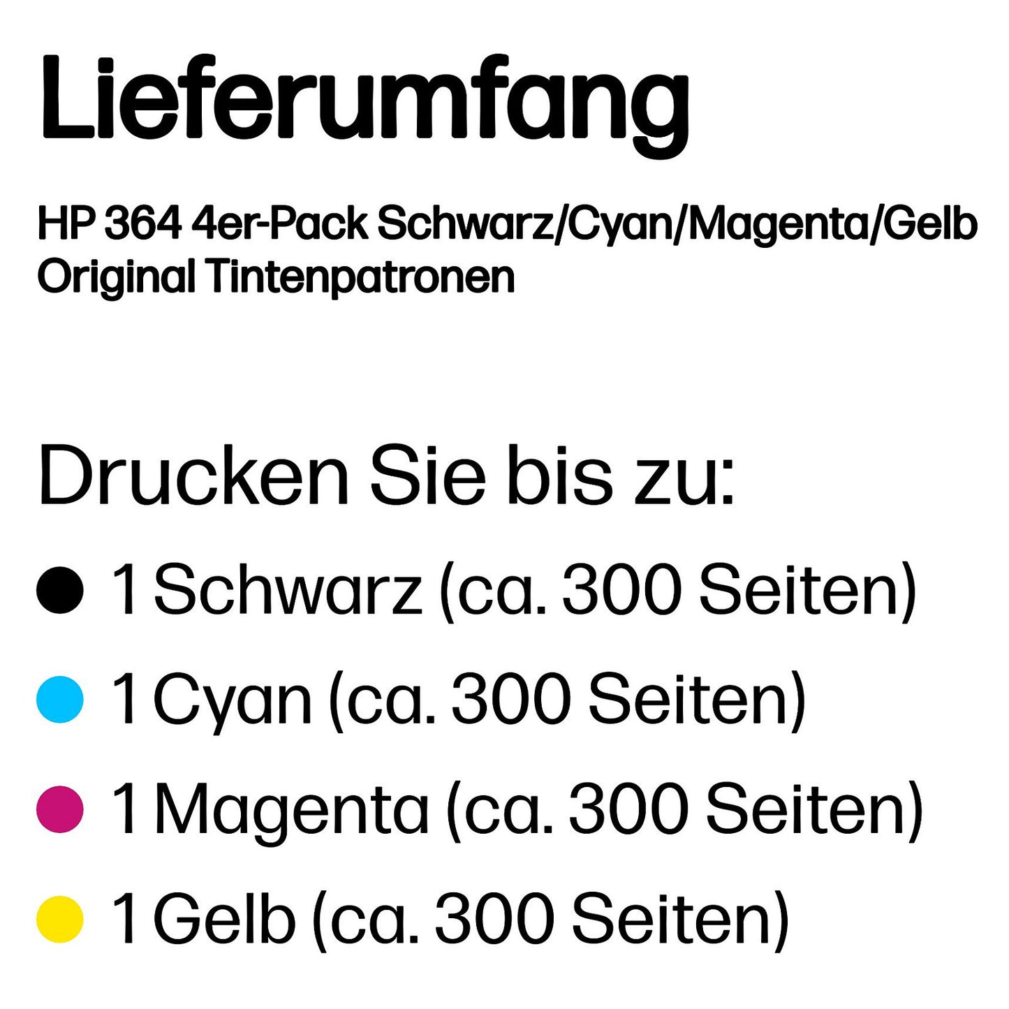 HP Tinte 364 N9J73AE Multipack (BK/C/M/Y)