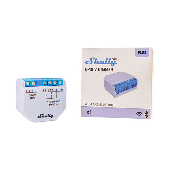 Shelly Relais "Dimmer 0-10V" Unterputz