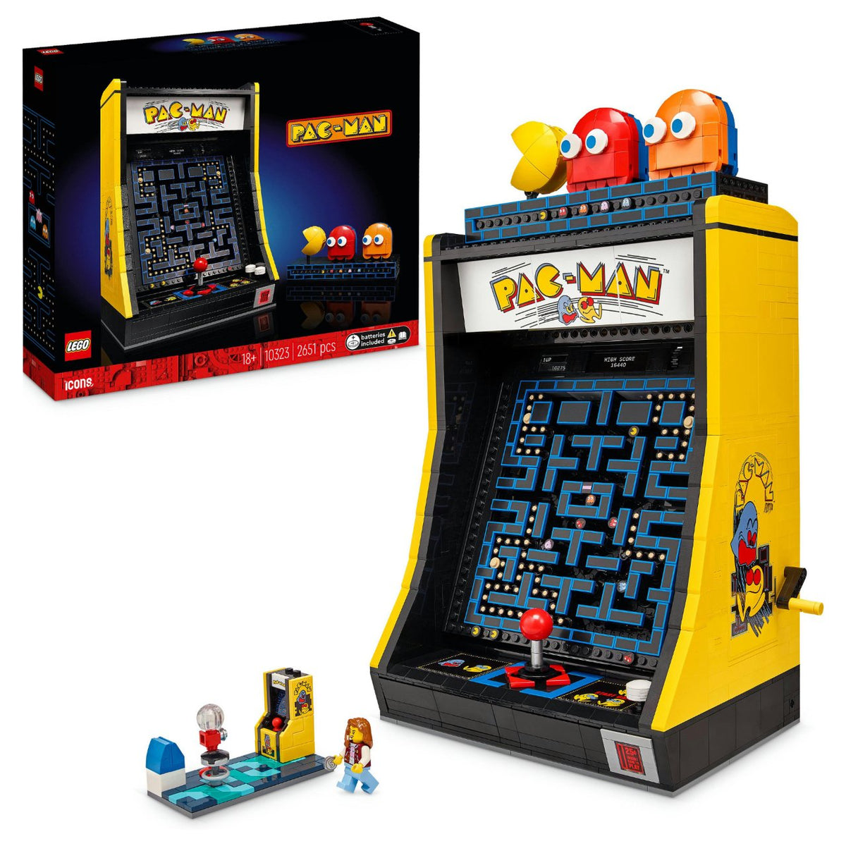 LEGO Icons PAC-MAN Spielautomat 10323