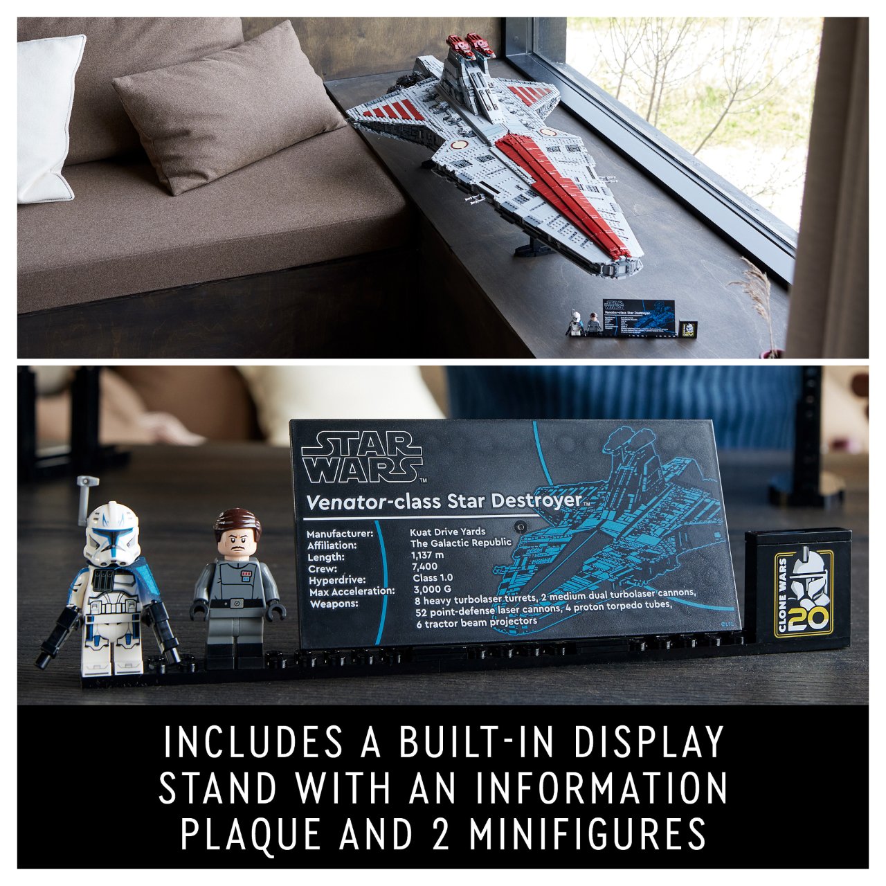 LEGO Star Wars Republikanischer Angriffskreuzer der Venator-Klasse 75367