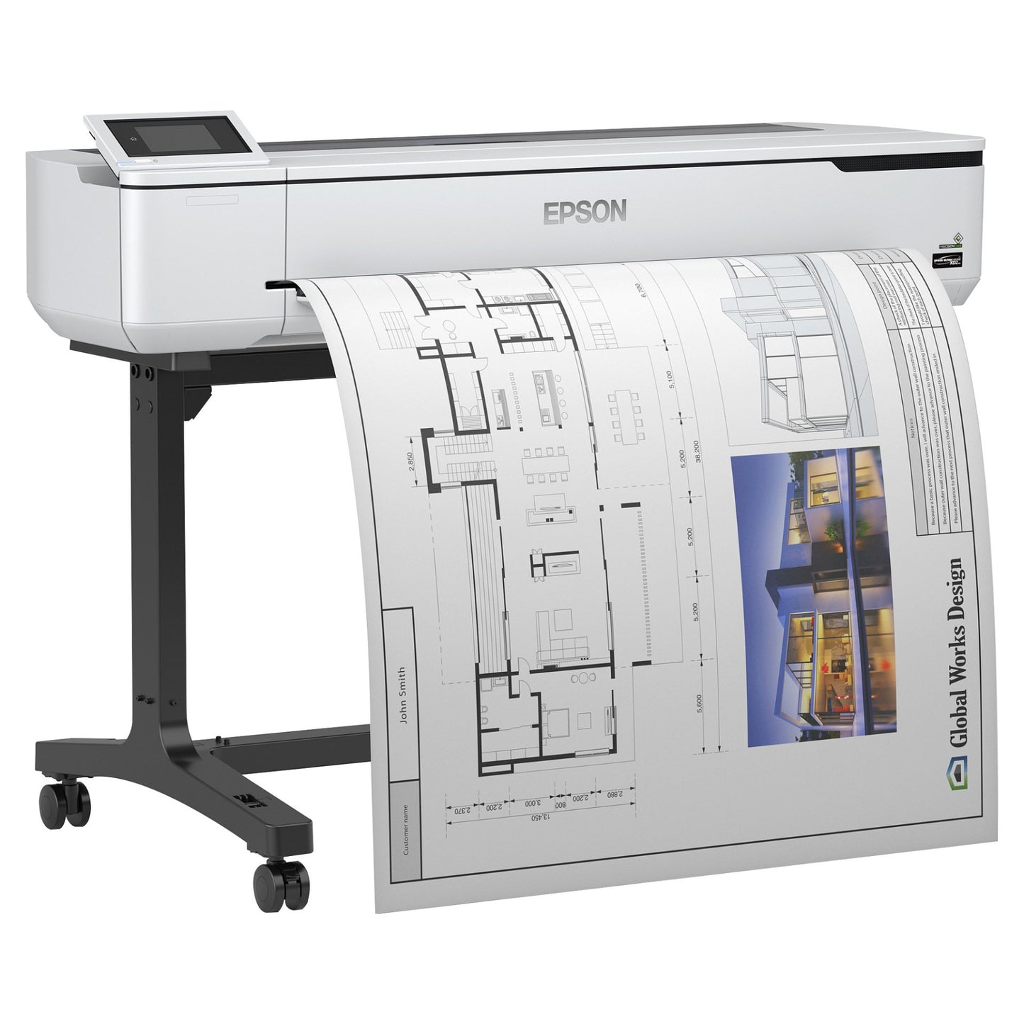 Epson SureColor SC-T5100 Wireless Printer (with Stand) Tintenstrahldrucker A0+