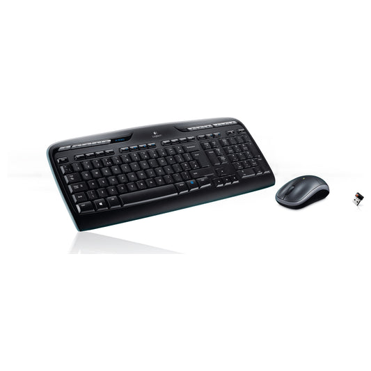 Logitech Desktop MK330 Wireless Black - US Layout