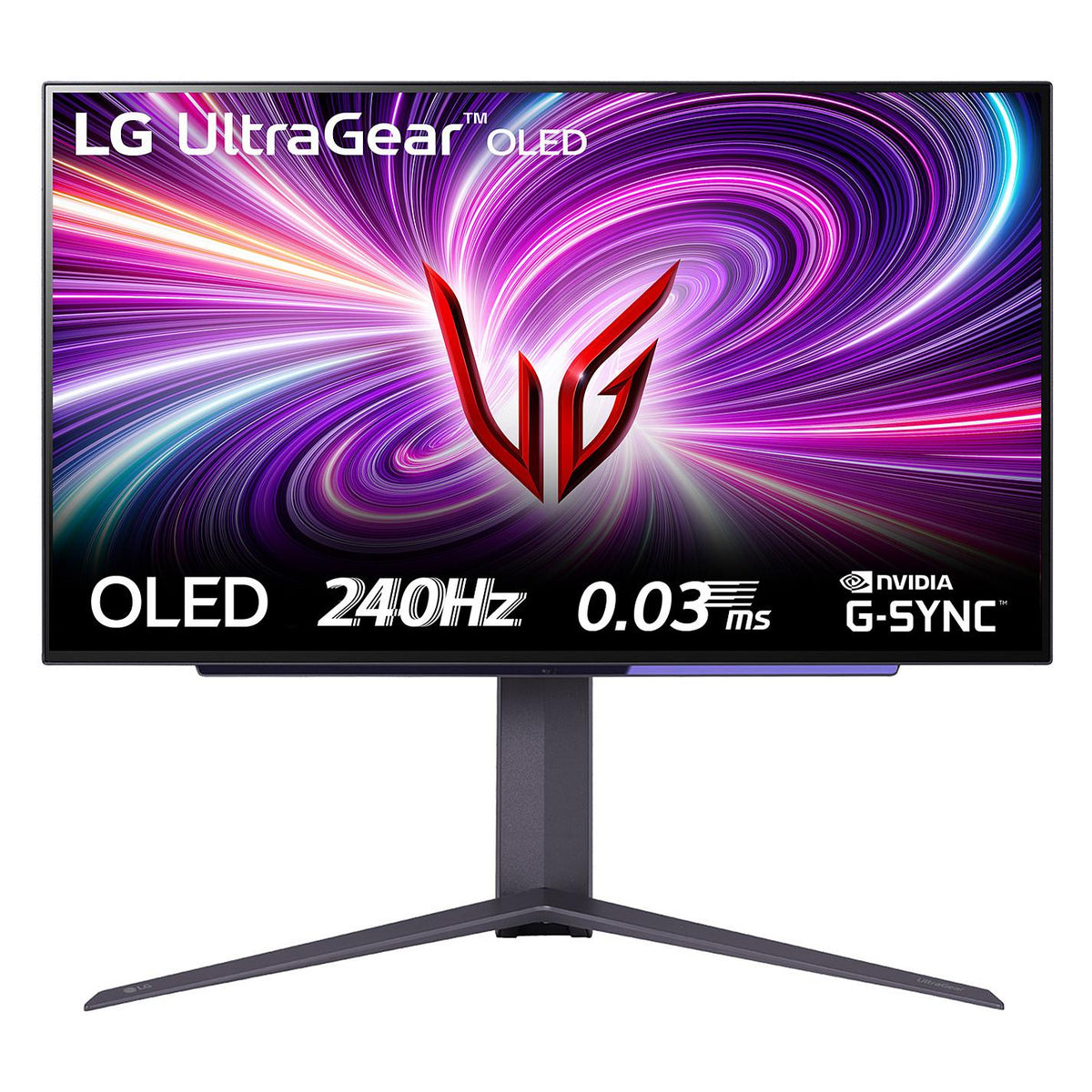 68,6cm/27" (2560x1440) LG Ultragear 27GS95QE-B 16:9 QHD OLED Gaming 0,03ms 240Hz HDR10 HDMI DP USB Privot Black