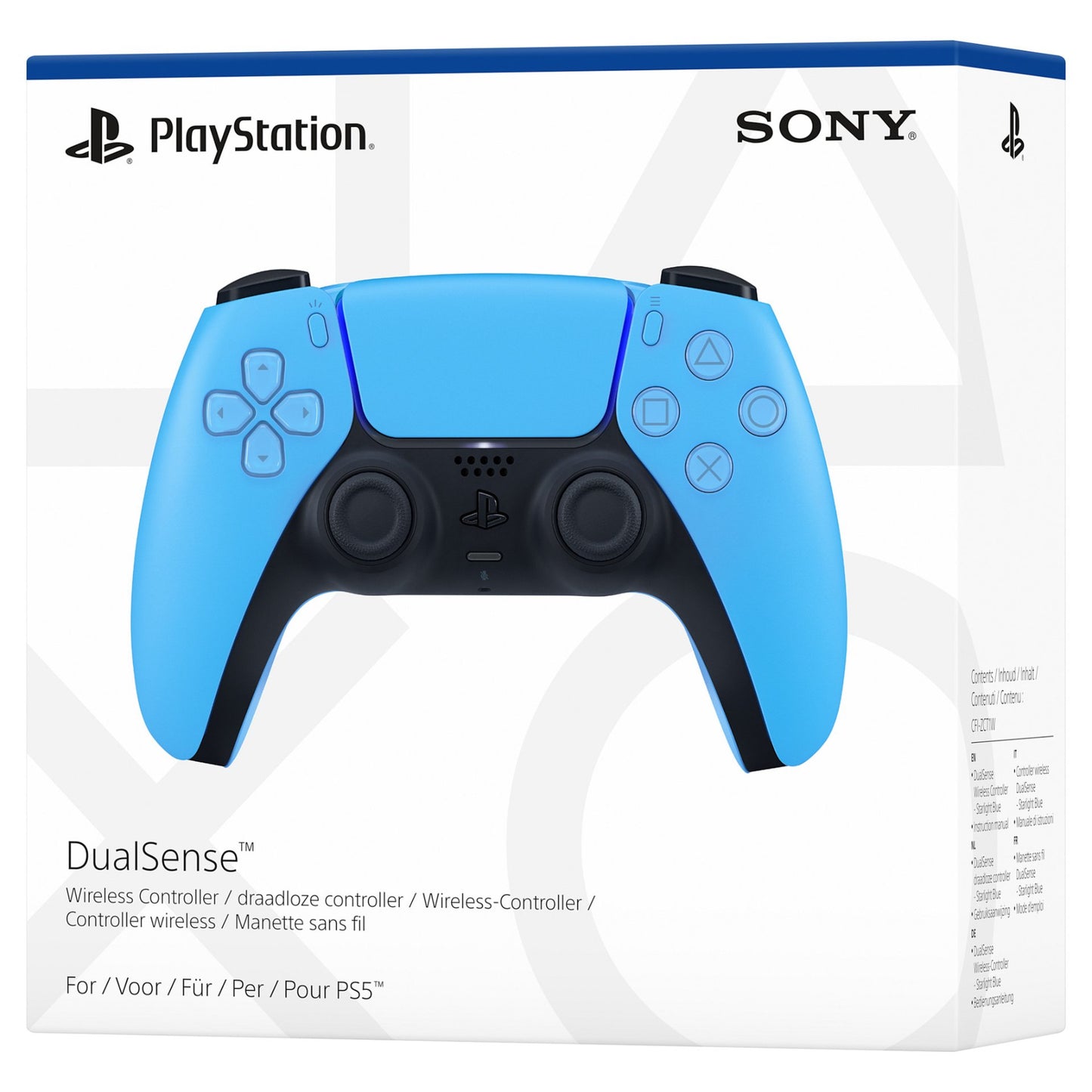 Sony Playstation 5 DualSense Wireless Controller - PS5 / Starlight Blue