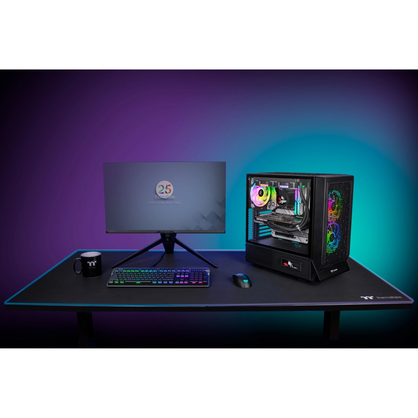 Thermaltake Ceres 330 TG ARGB Black