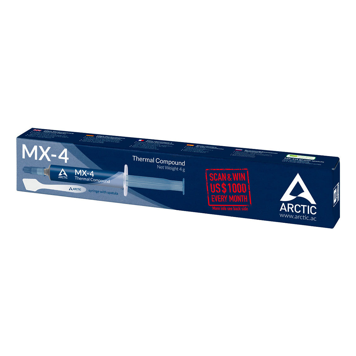K Zubehör Arctic MX-4 High Performance Wärmeleitpaste mit Spachtel 4 g