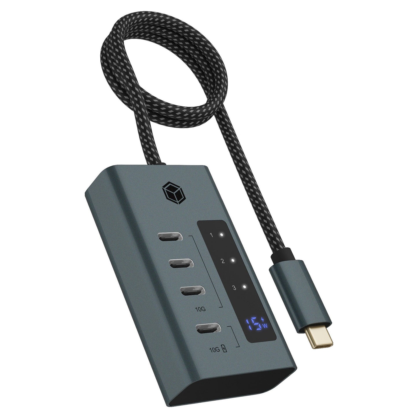 ICY BOX IB-HUB1454-C31 USB-C HUB 4-Port 4xUSB-C Display