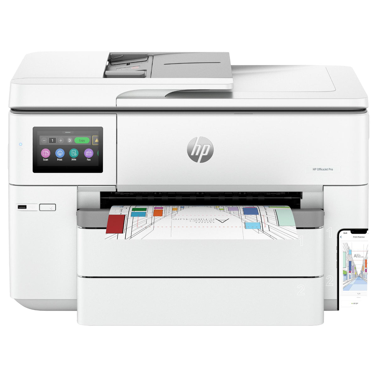 HP OfficeJet Pro 9730e Tinte-Multifunktionsdrucker 3in1 HP+ A3 LAN WiFi ADF Duplex