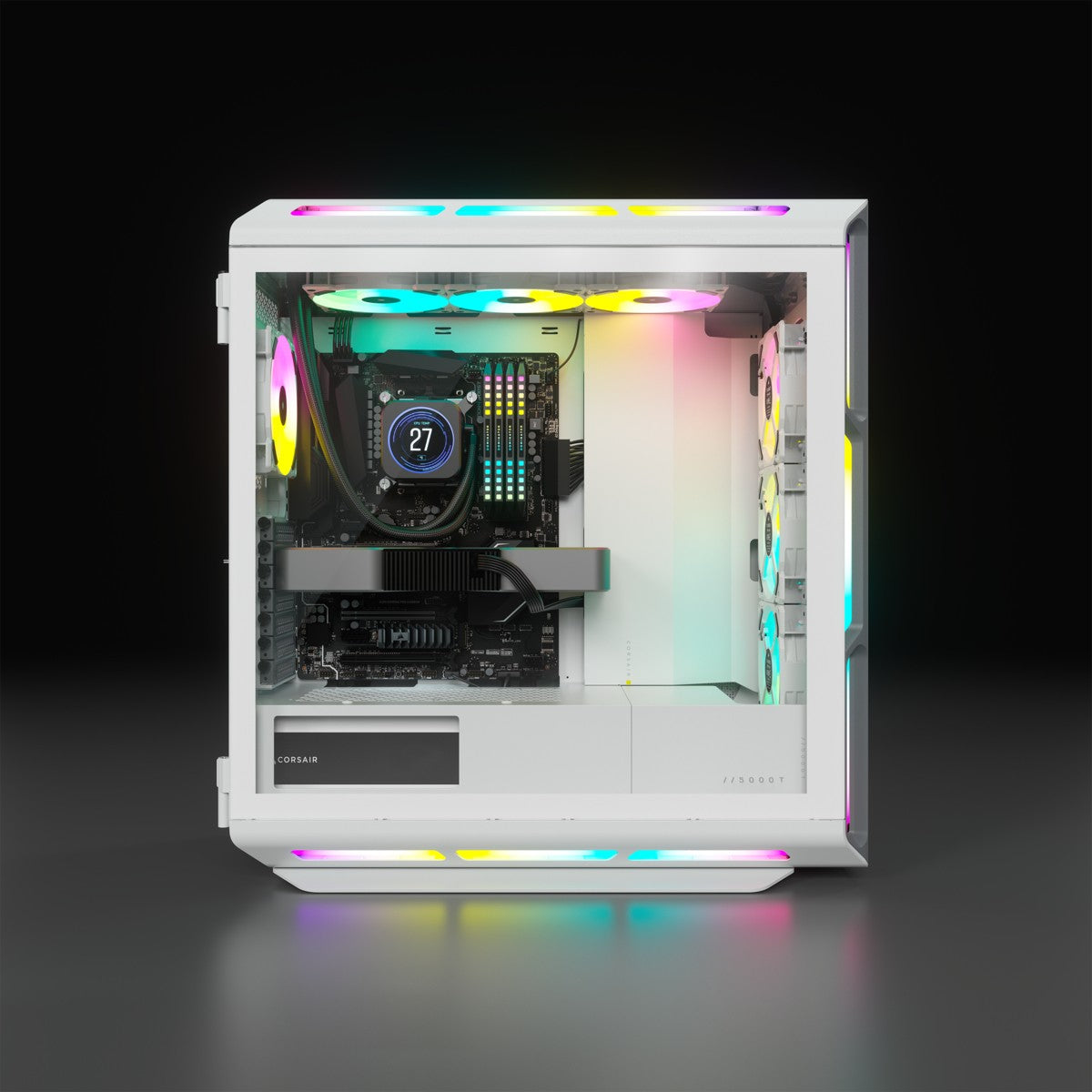 Midi Corsair iCUE 5000T RGB TG Weiß