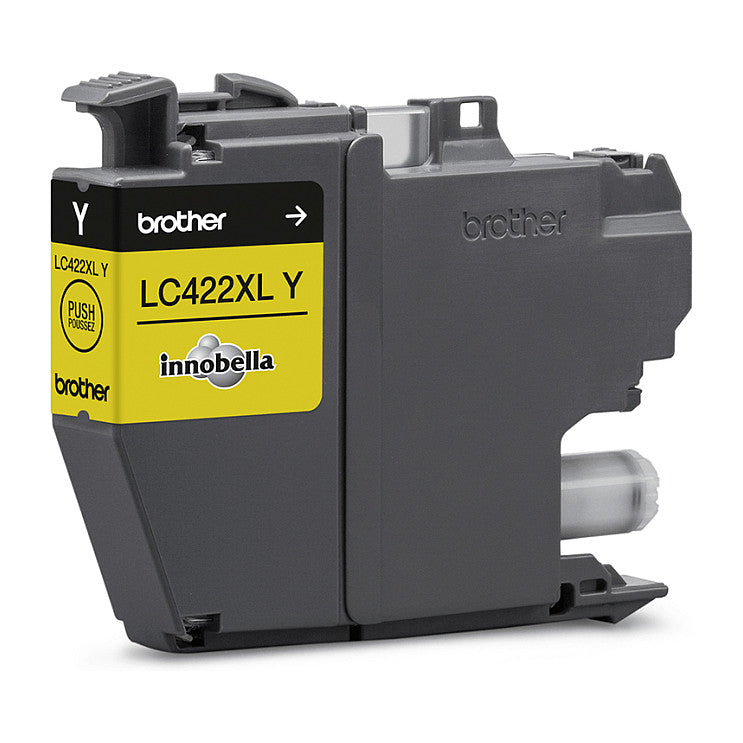 Brother Tinte LC-422XLY Gelb bis zu 1500 Seiten nach ISO/IEC 24711