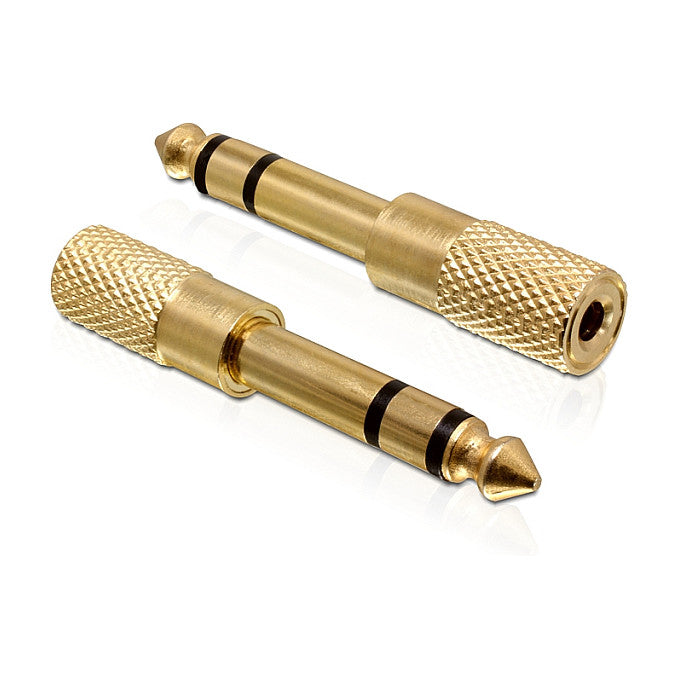 Klinke Adapter Delock 3,5mm -> 6,3mm Bu