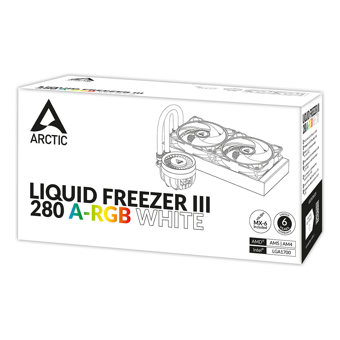 K Cooler Wasserkühlung Arctic Liquid Freezer III 280 A-RGB White