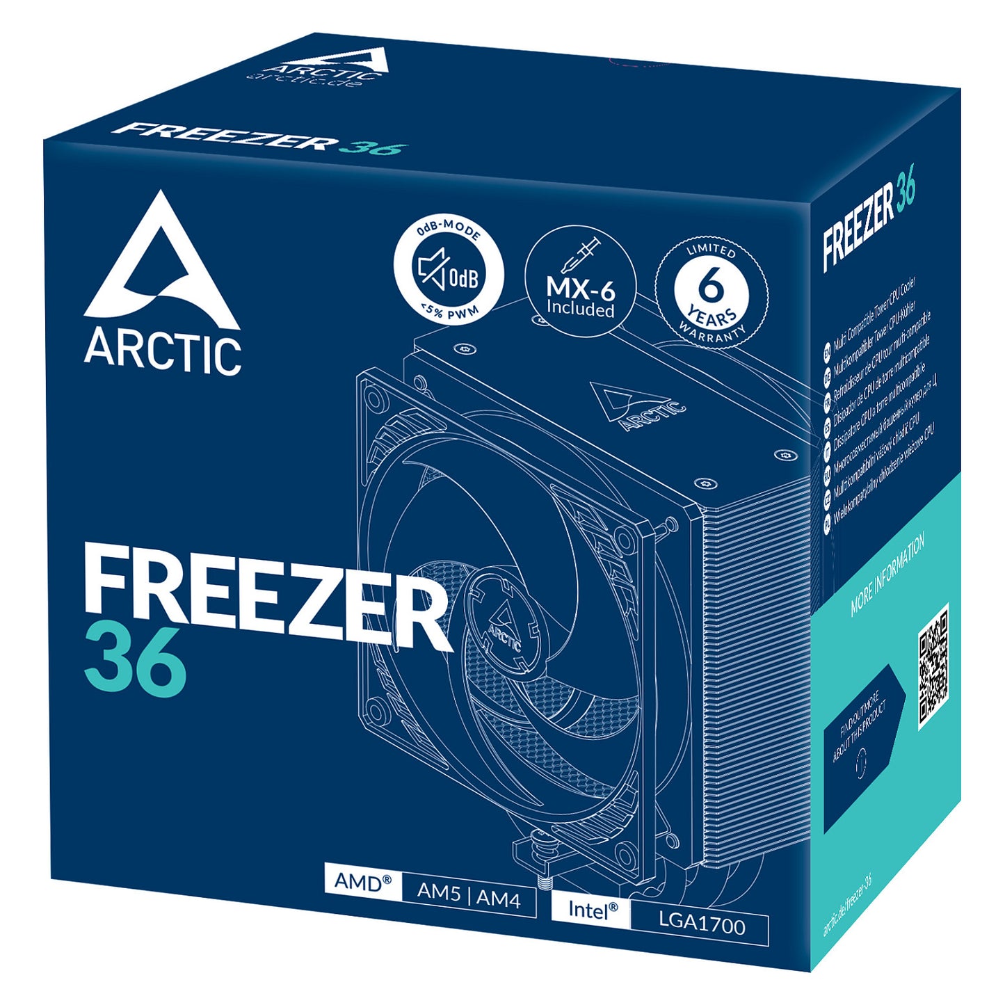 K Cooler Arctic Freezer 36