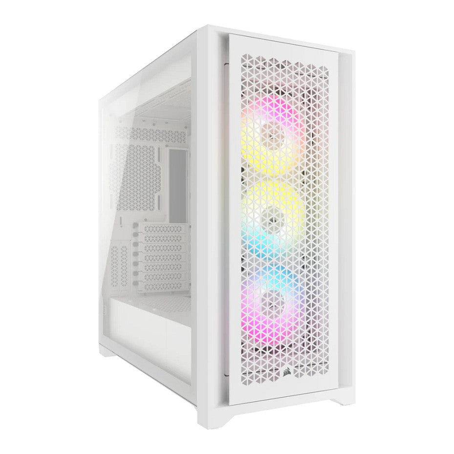 Midi Corsair iCUE 5000D RGB Airflow Window White