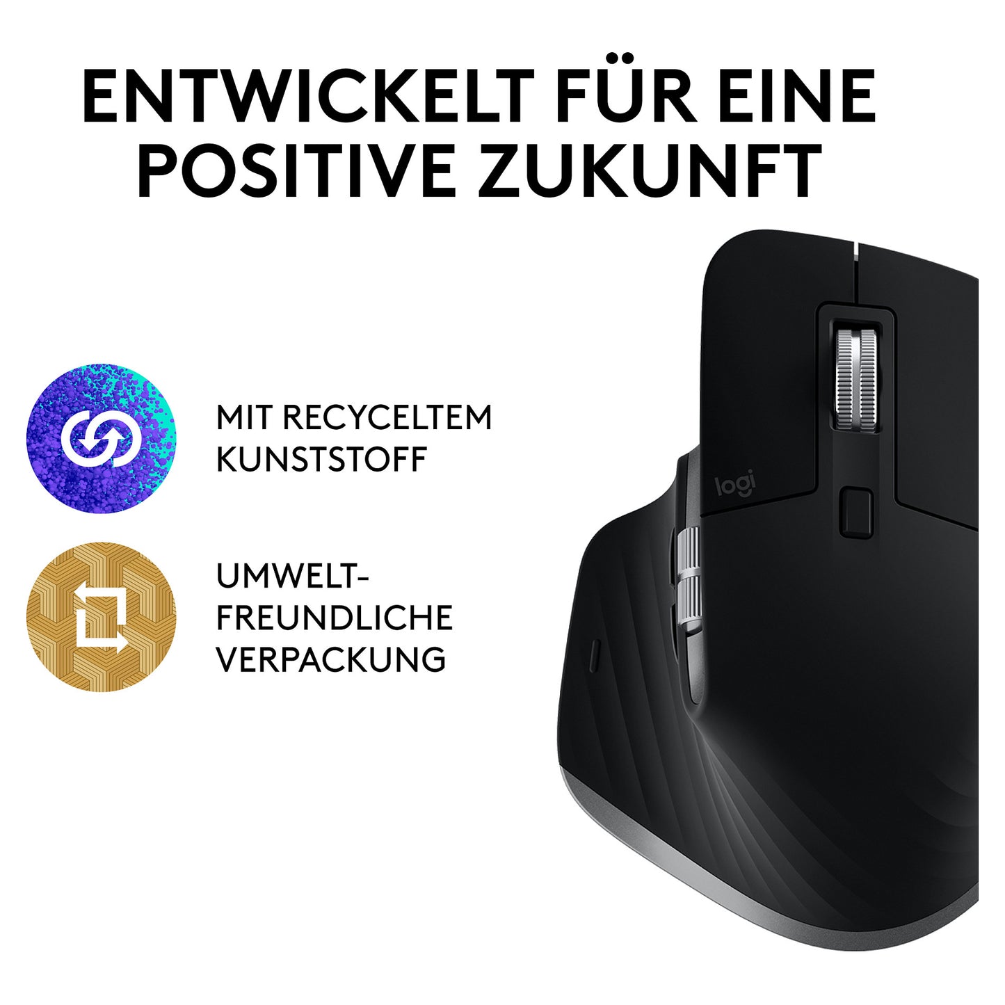 Logitech Master Series MX Master 3S for Mac grau