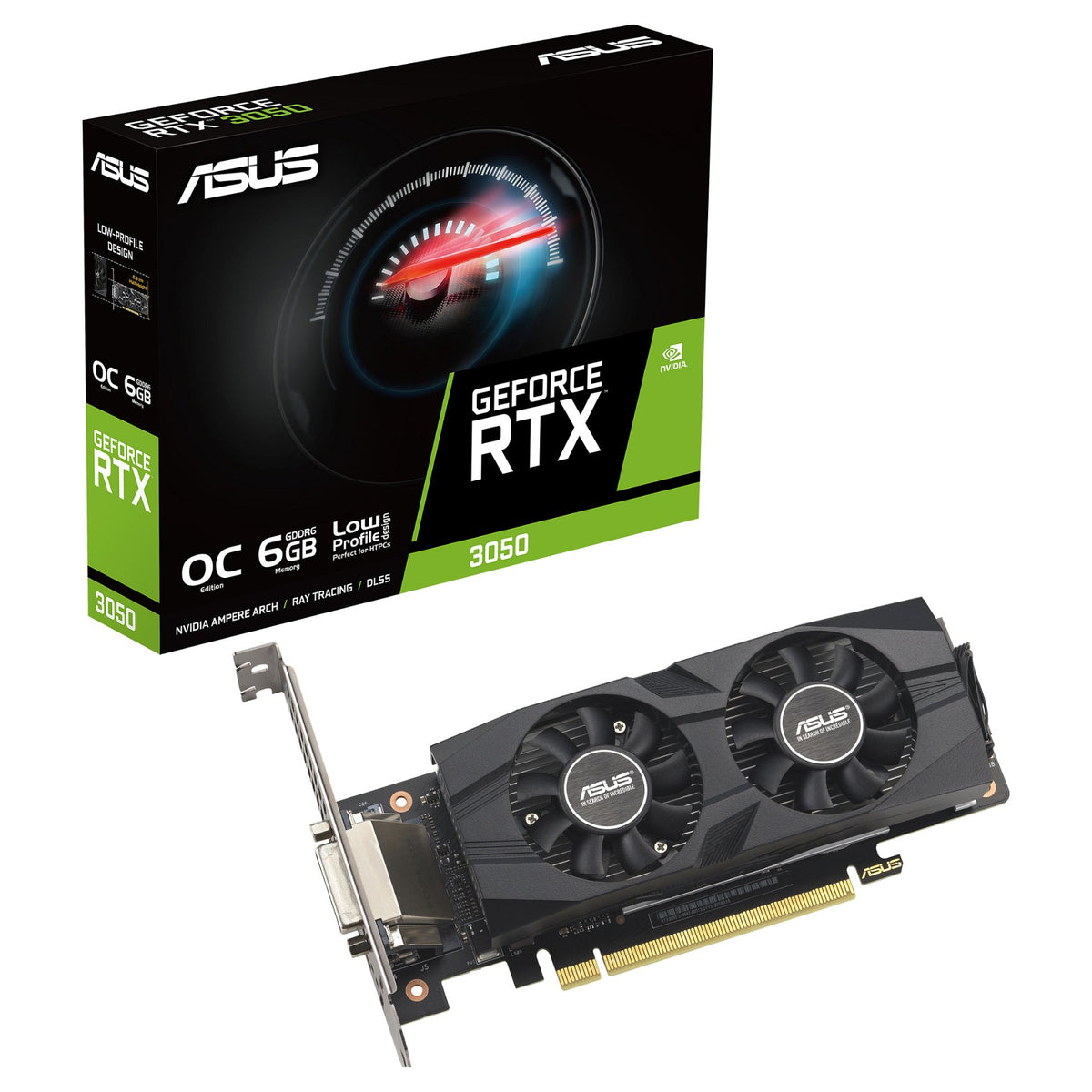 RTX 3050 6GB ASUS LP BRK OC GDDR6 VGA-RTX3050-O6G