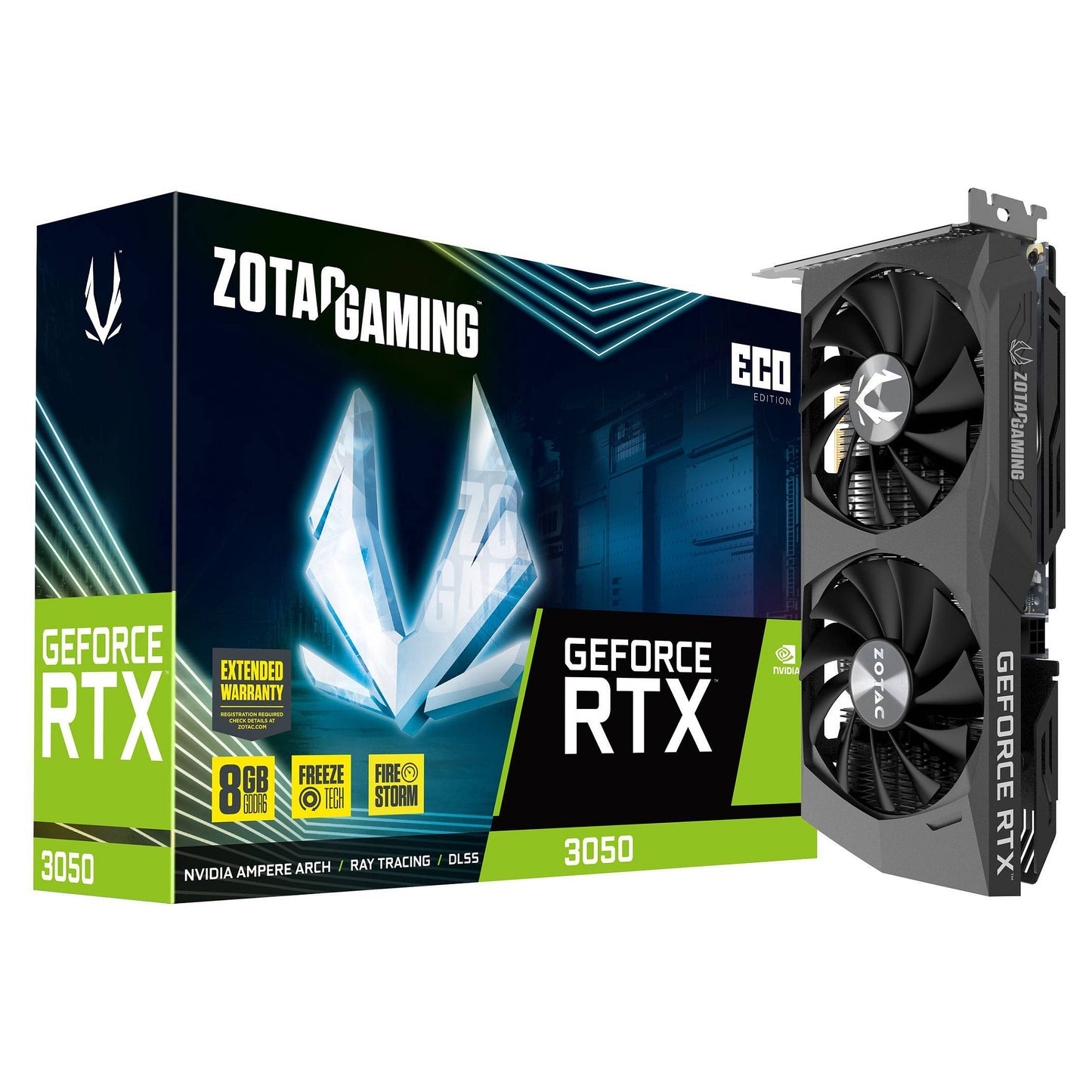 RTX 3050 8GB ZOTAC Gaming ECO GDDR6
