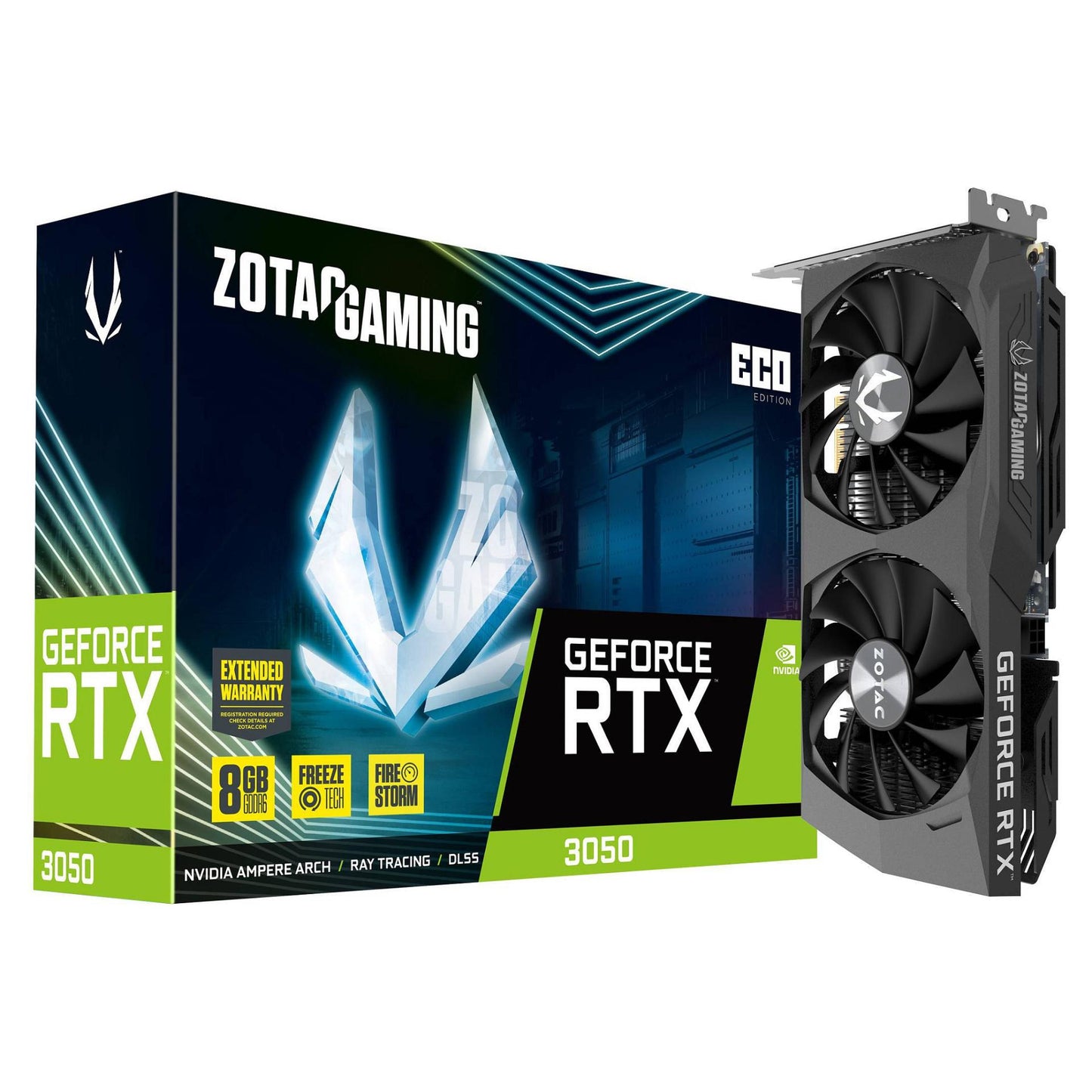 RTX 3050 8GB ZOTAC Gaming ECO GDDR6