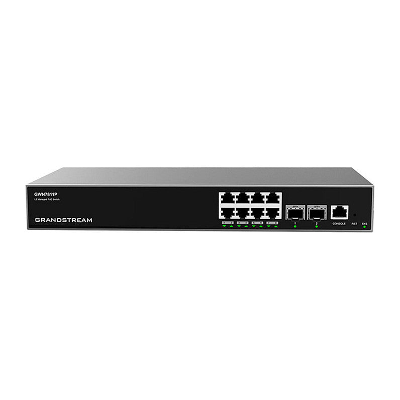 8P Grandstream GWN7811P 8x Port PoE Layer 3 Managed Netzwerk Switch