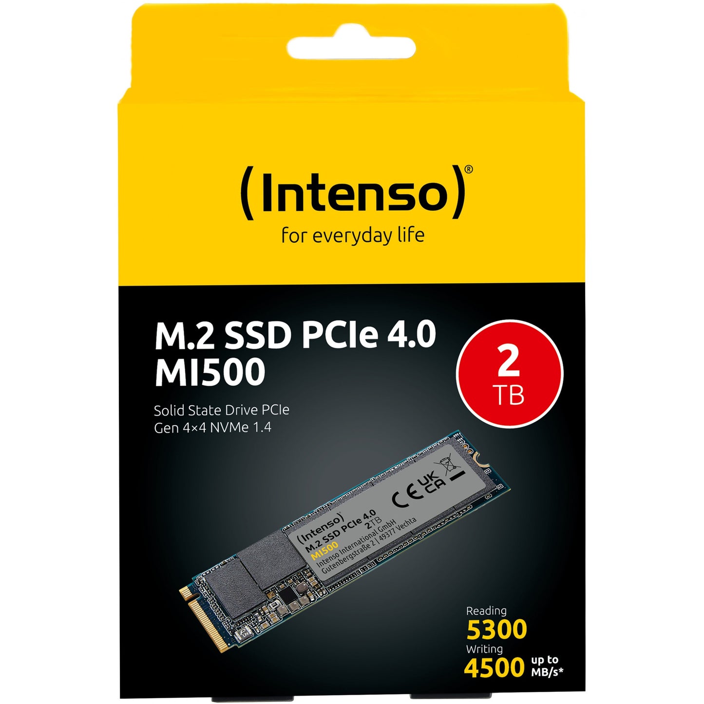 M.2 2 TB Intenso MI500 NVMe PCIe 4.0 x 4