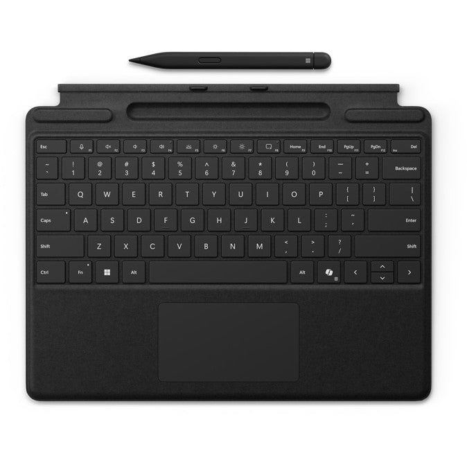 Microsoft Surface Pro 10/11/FB Keyboard inkl. Pen2 + Copilot Taste - Black