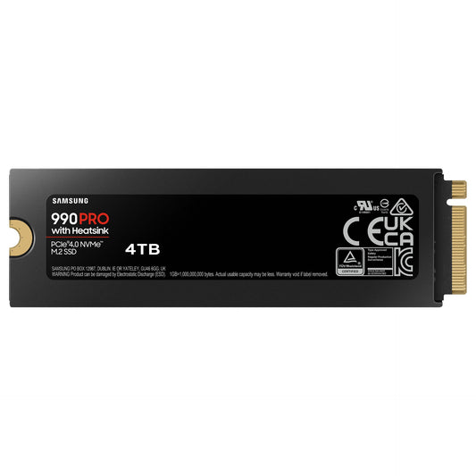 M.2 4TB Samsung 990 PRO Heatsink NVMe PCIe 4.0 x 4 retail