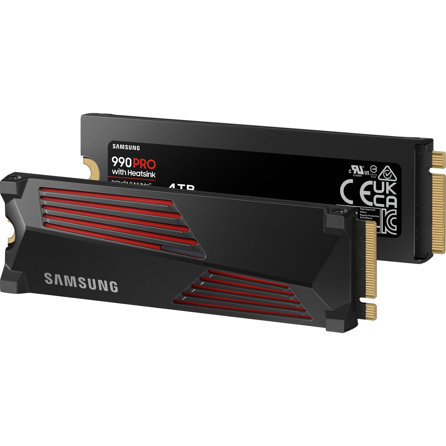 M.2 4TB Samsung 990 PRO Heatsink NVMe PCIe 4.0 x 4 retail