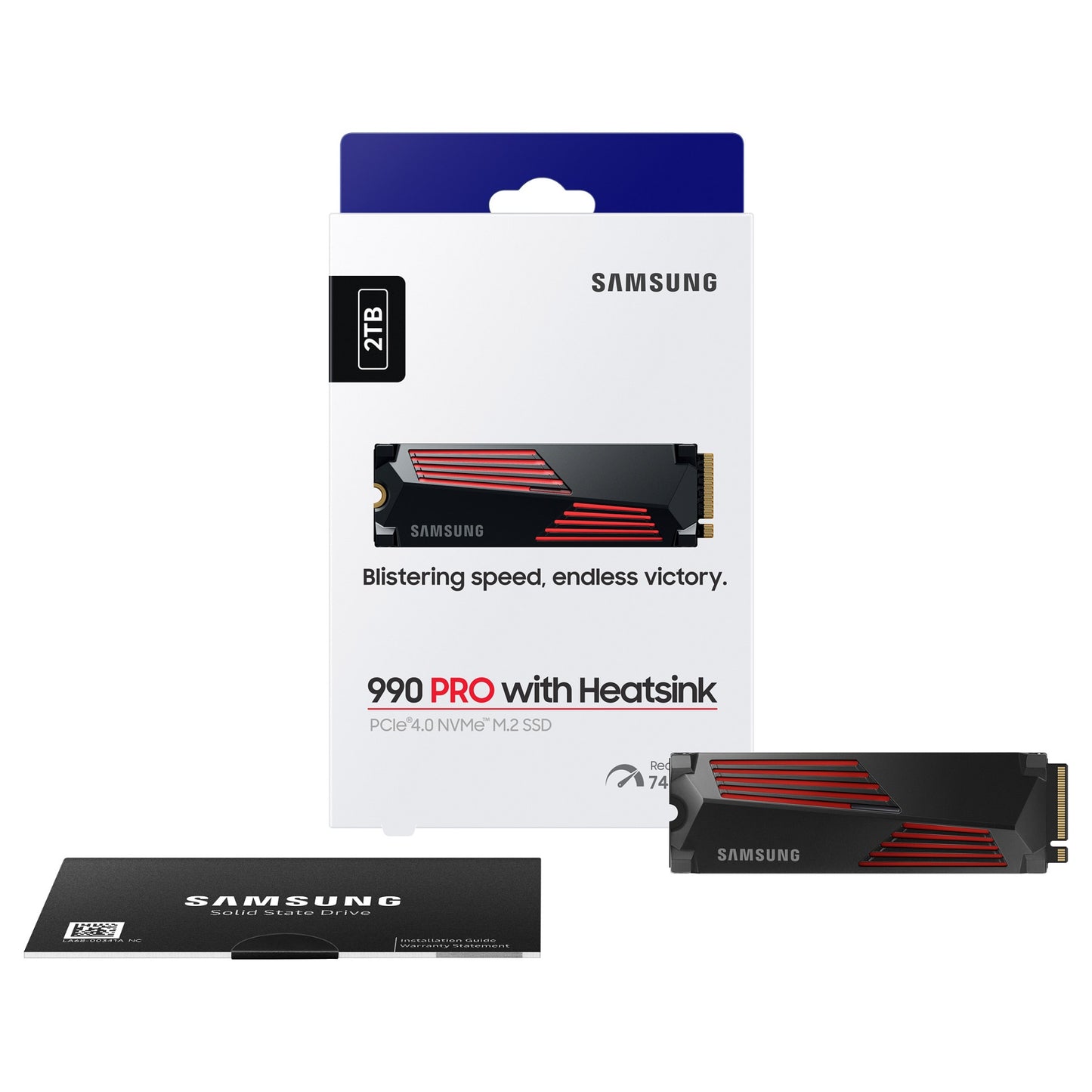 M.2 2TB Samsung 990 PRO Heatsink NVMe PCIe 4.0 x 4 retail
