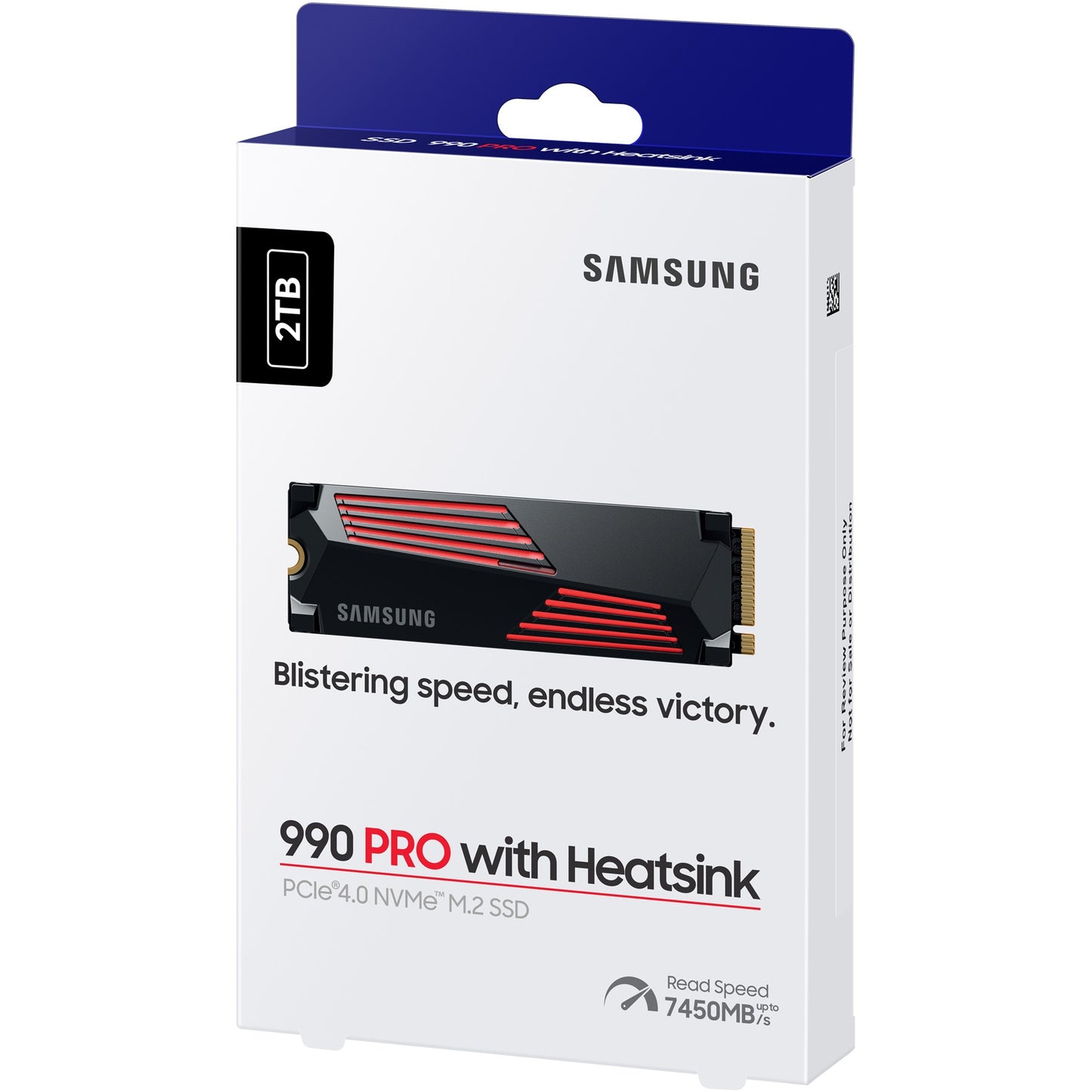 M.2 2TB Samsung 990 PRO Heatsink NVMe PCIe 4.0 x 4 retail