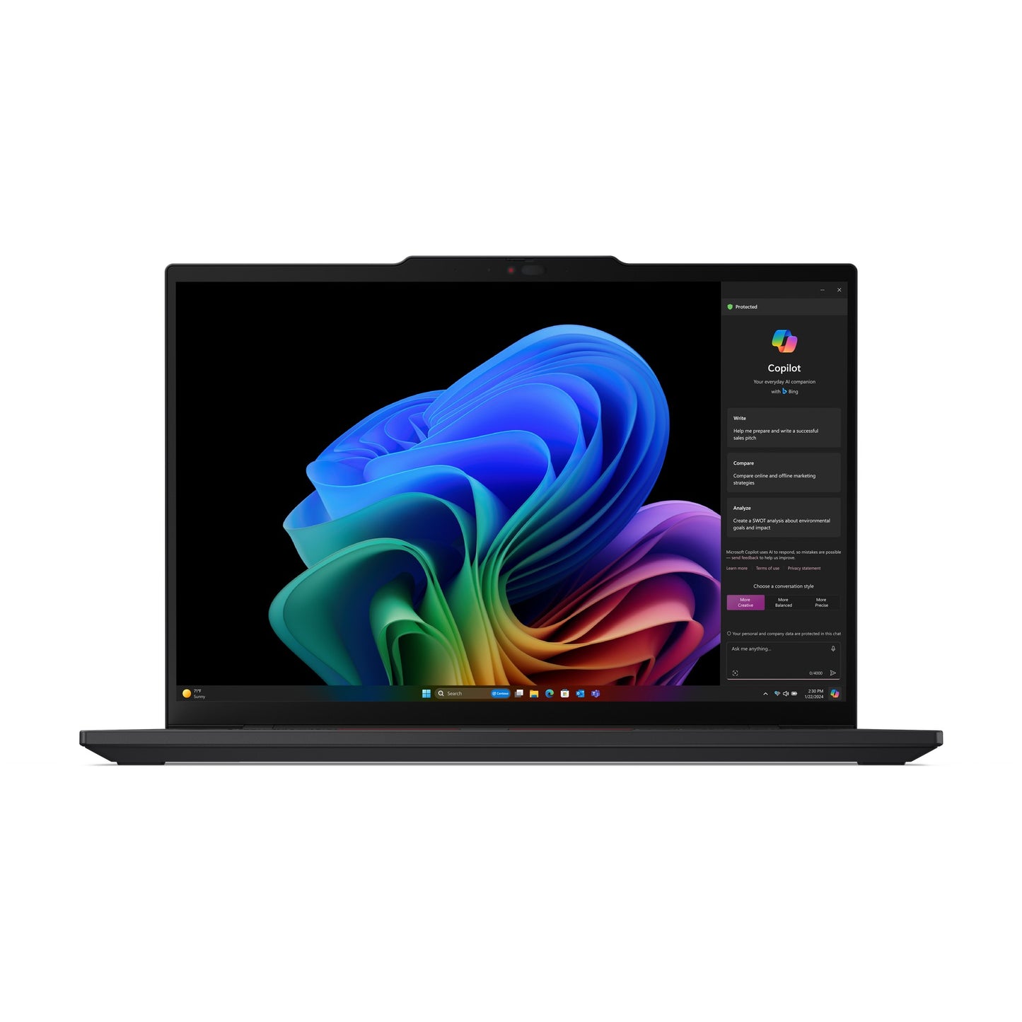 Lenovo AI ThinkPad T14s G6 QS X1E-78-100/32GB/1TBSSD/W11Pro/black