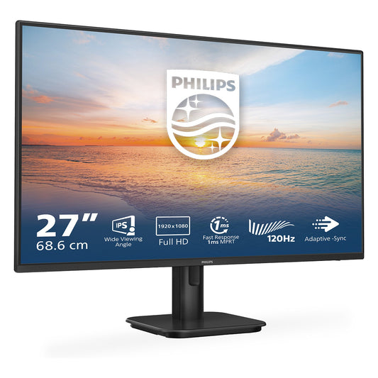 68,6cm/27" (1920x1080) Philips 27E1N1100A 16:9 FHD IPS 1ms 100Hz HDMI VGA Speaker Black