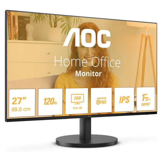 68,6cm/27" (1920x1080) AOC Basic-line 27B3HA2 16:9 FHD VA 4ms 100Hz HDMI VGA Speaker Black