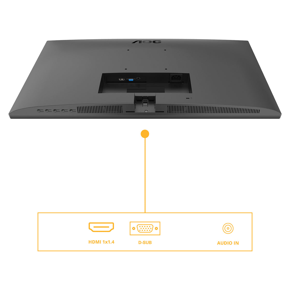 68,6cm/27" (1920x1080) AOC Basic-line 27B3HA2 16:9 FHD VA 4ms 100Hz HDMI VGA Speaker Black