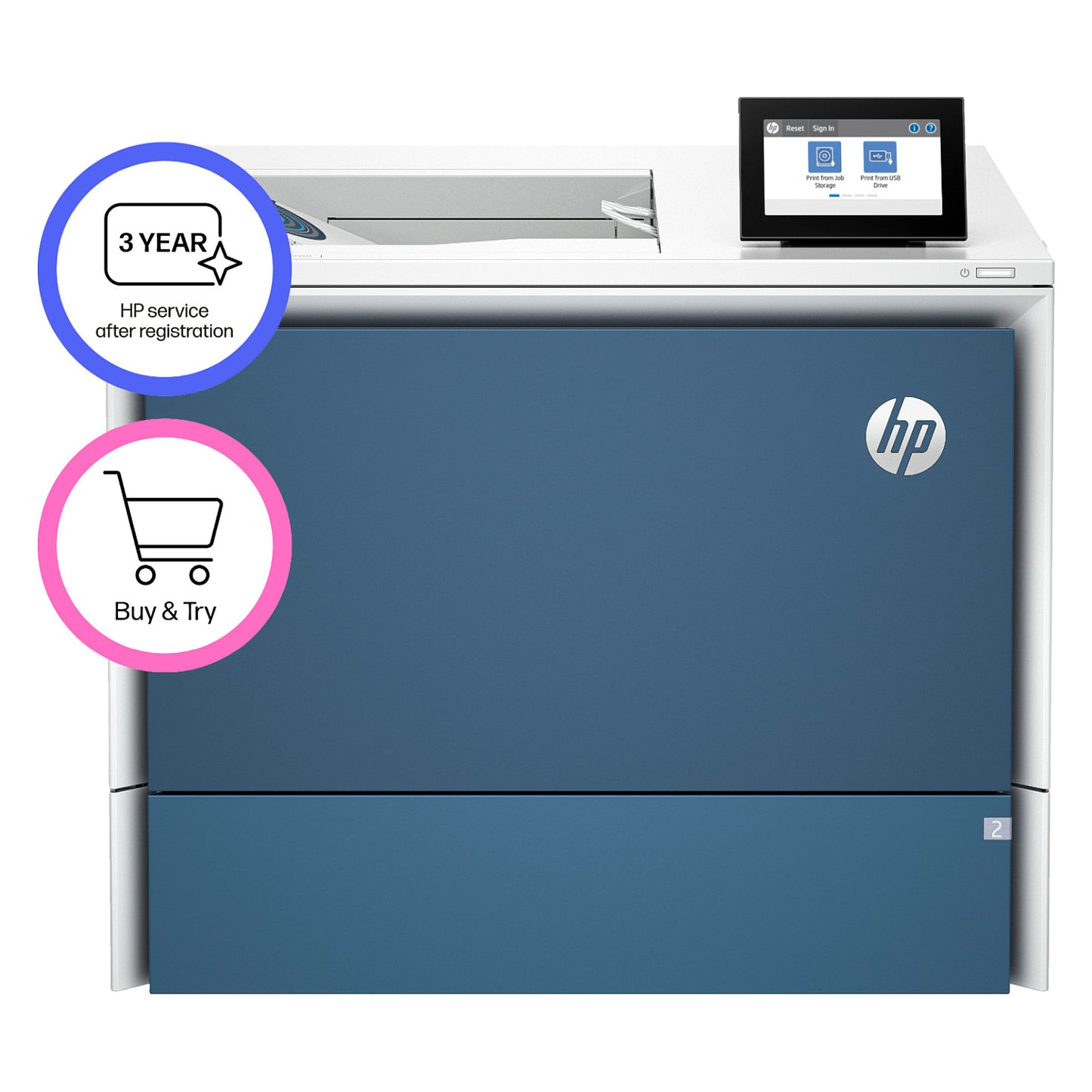 FL HP Color LaserJet Enterprise 5700dn Farblaserdrucker 43 S./Min. A4 LAN Duplex