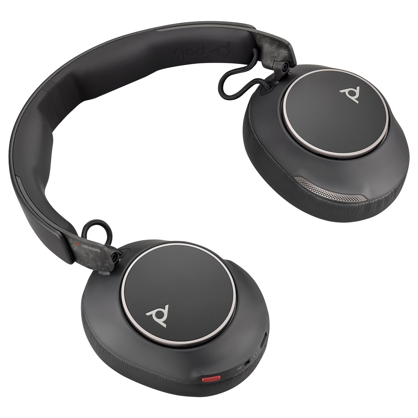 Poly Headset Voyager Surround 80 UC - kabellos/bluetooth - Black