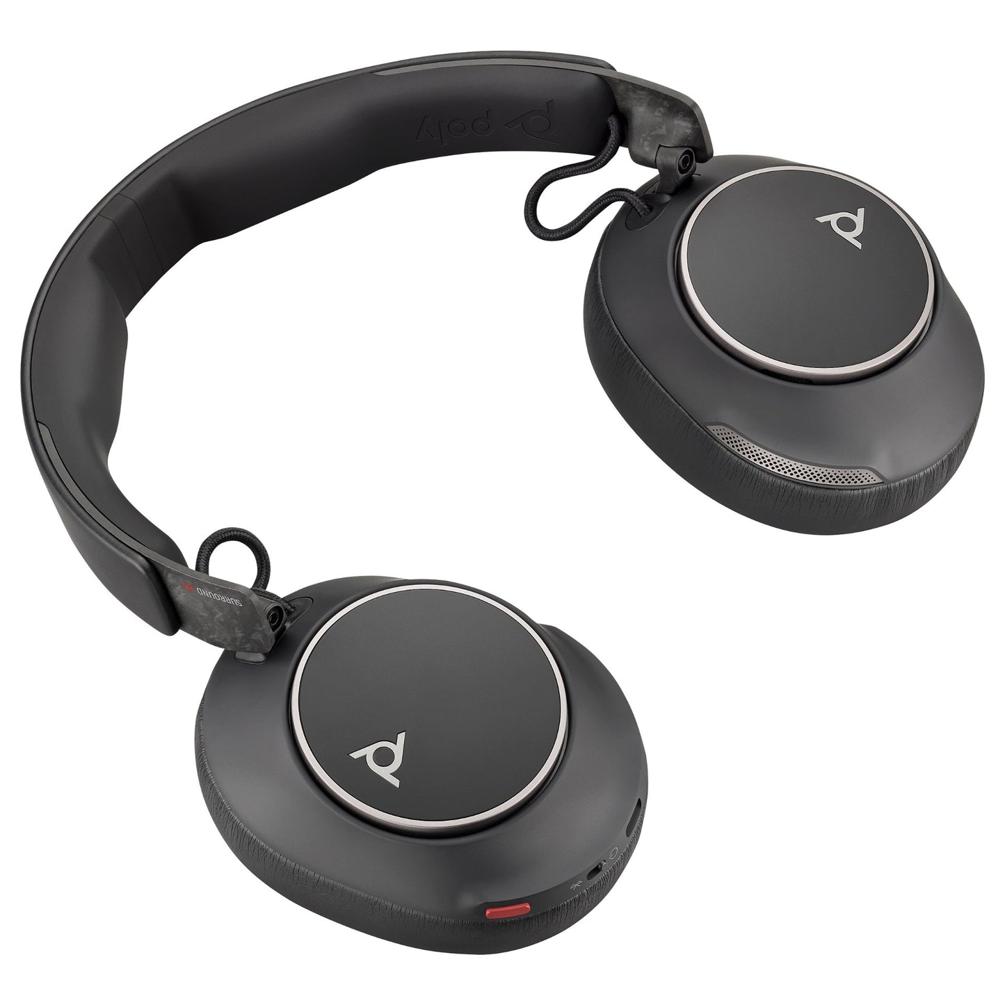 Poly Headset Voyager Surround 80 UC - kabellos/bluetooth - Black