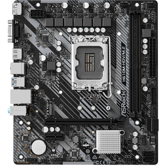 1700 ASROCK H610M-HDV/M.2 R2.0 mATX D4